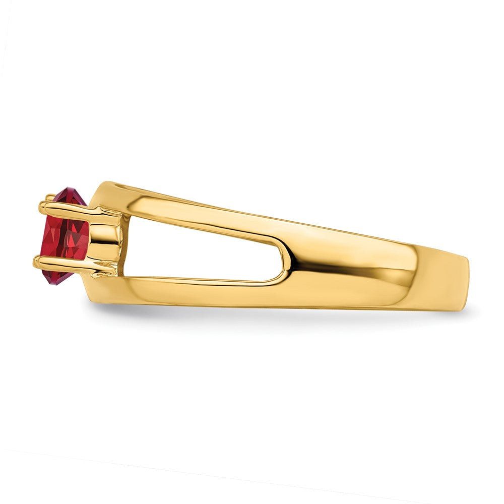 14k Genuine 2 Stone Mother's Ring