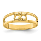 14k Synthetic Family Jewelry Ring