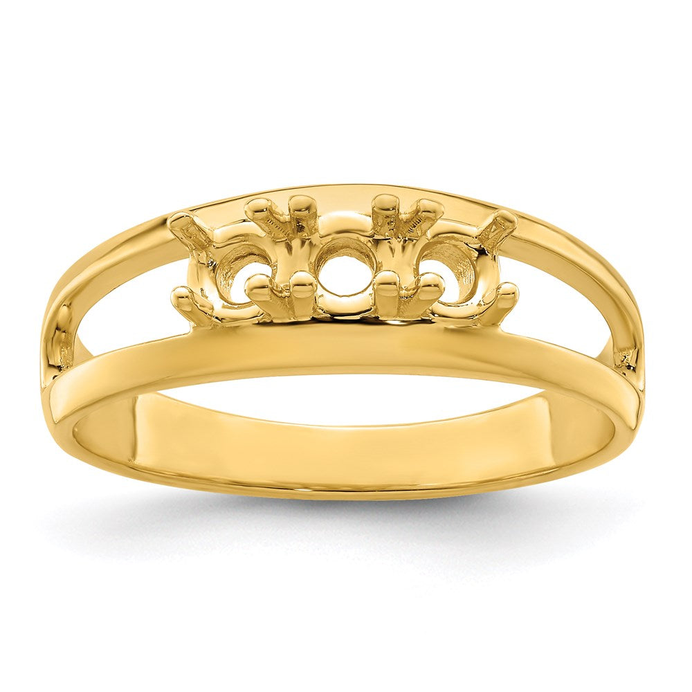 14k Synthetic Family Jewelry Ring