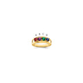 10k Synthetic Family Jewelry Ring