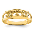 10k Synthetic Family Jewelry Ring