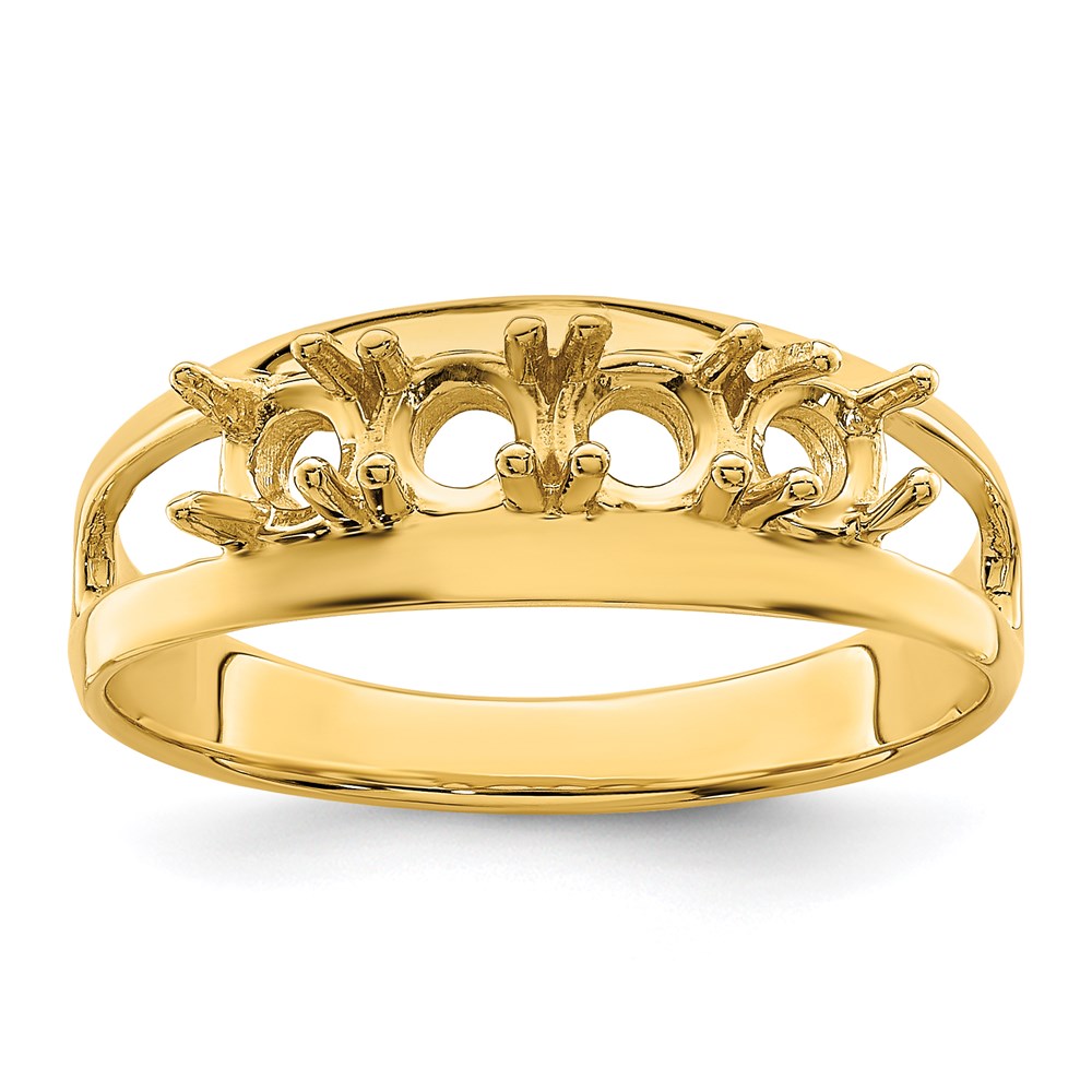 14k Synthetic Family Jewelry Ring