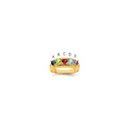 14k Synthetic Family Jewelry Ring