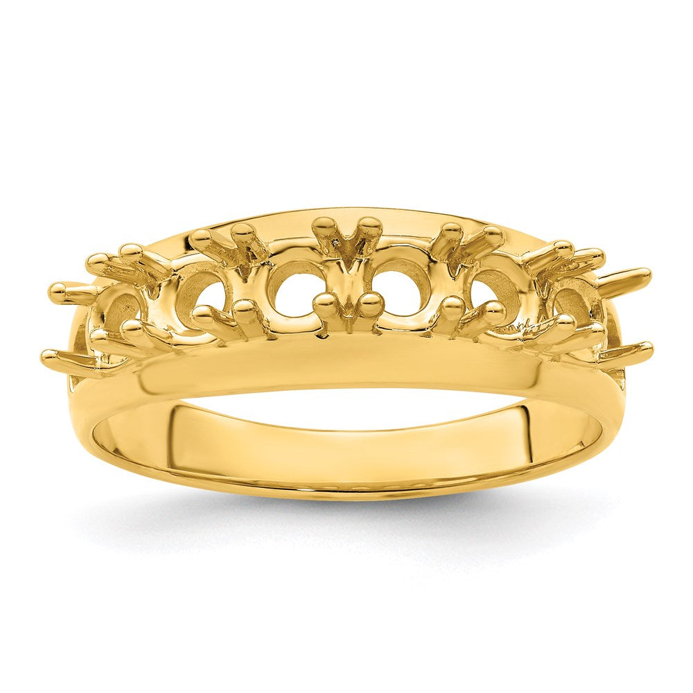 14k Synthetic Family Jewelry Ring