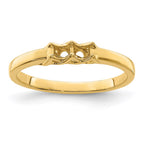 14k Synthetic Family Jewelry Ring