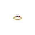 14k Genuine 3 Stone Mother's Ring