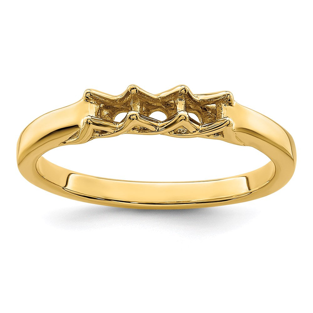14k Genuine 3 Stone Mother's Ring