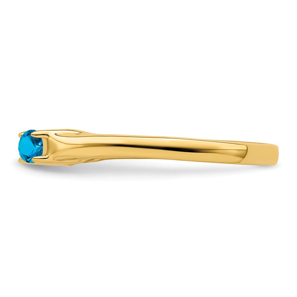 14k Genuine 4 Stone Mother's Ring
