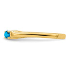 14k Synthetic Family Jewelry Ring