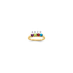 14k Genuine 4 Stone Mother's Ring