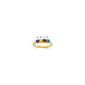 14k Synthetic Family Jewelry Ring