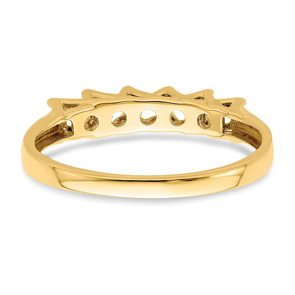 14k Synthetic Family Jewelry Ring