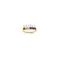 14k Genuine 6 Stone Mother's Ring
