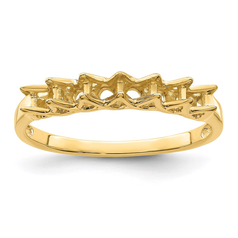 14k Synthetic Family Jewelry Ring