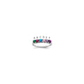 14k White Gold Synthetic Family Jewelry Ring