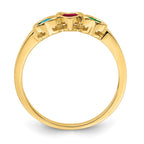 14k Synthetic Family Jewelry Ring