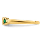14k Synthetic Family Jewelry Ring