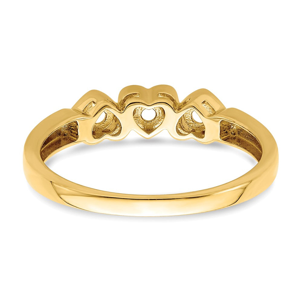 14k Synthetic Family Jewelry Ring