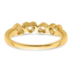 14k Synthetic Family Jewelry Ring
