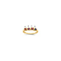 14k Genuine 4 Stone Mother's Ring