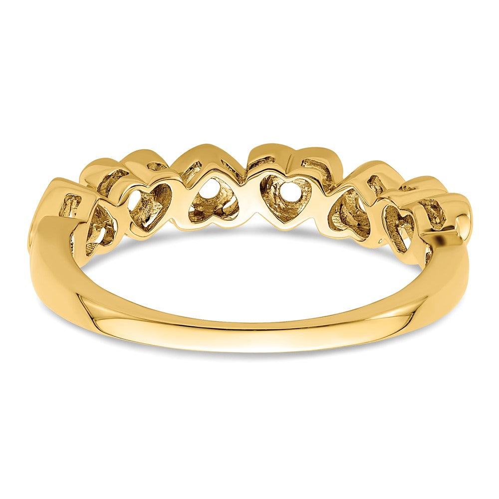 14k Synthetic Family Jewelry Ring