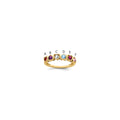 14k Genuine 6 Stone Mother's Ring