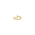 14k Genuine 1 Stone Mother's Ring