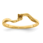 14k 5x3mm Oval Synthetic Family Jewelry Ring