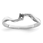 14k White Gold Synthetic Family Jewelry Ring