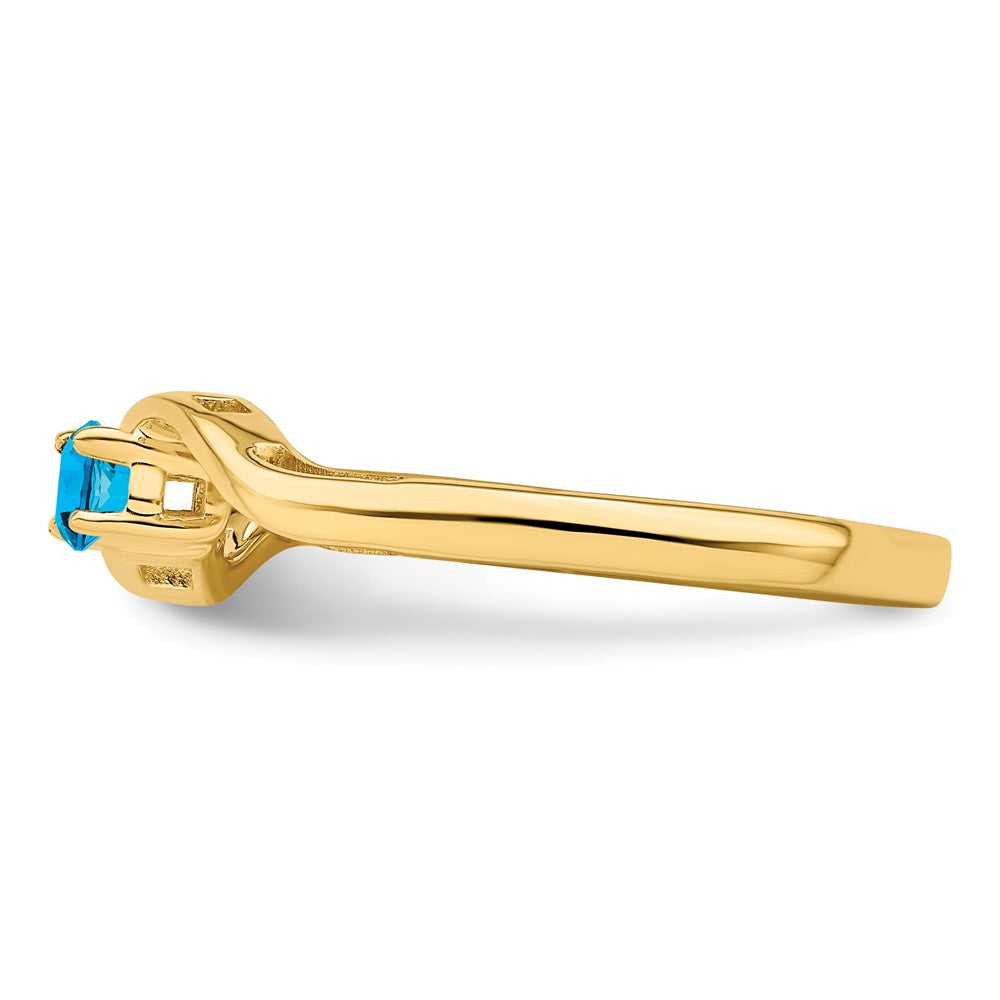 14k Genuine 2 Stone Mother's Ring