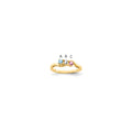 14k Synthetic Family Jewelry Ring