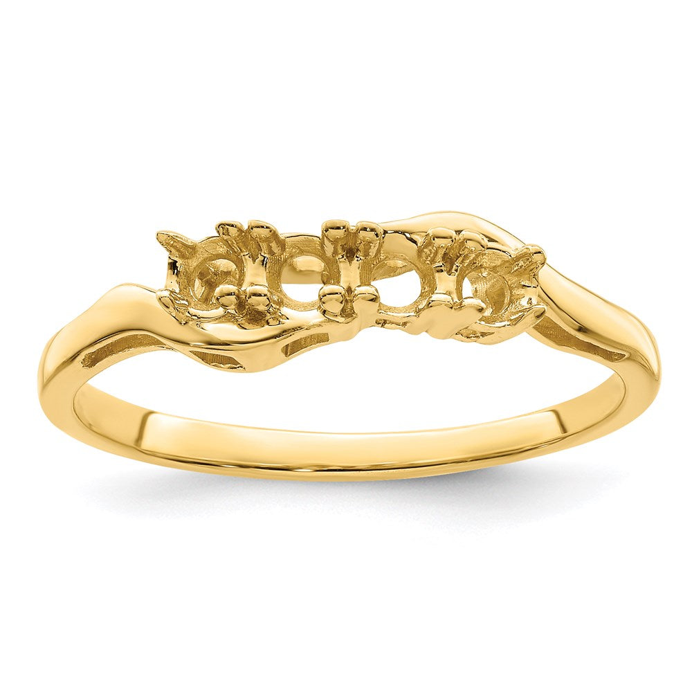 14k Genuine 4 Stone Mother's Ring