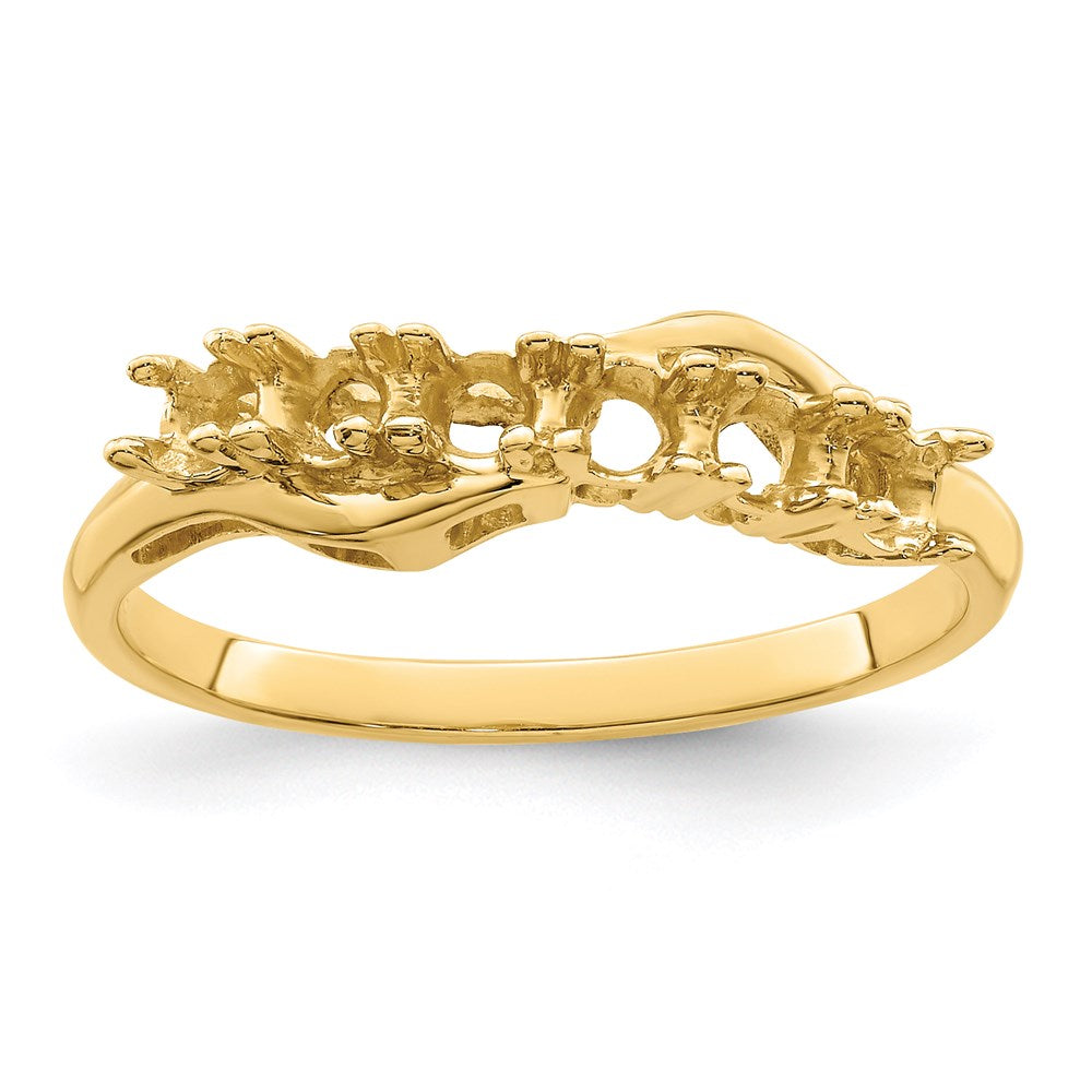 14k Synthetic Family Jewelry Ring