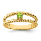 14k Synthetic Family Jewelry Ring