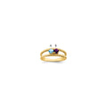 14k Synthetic Family Jewelry Ring