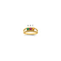 14k Synthetic Family Jewelry Ring