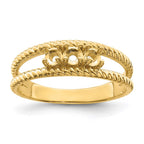 14k Genuine 3 Stone Mother's Ring