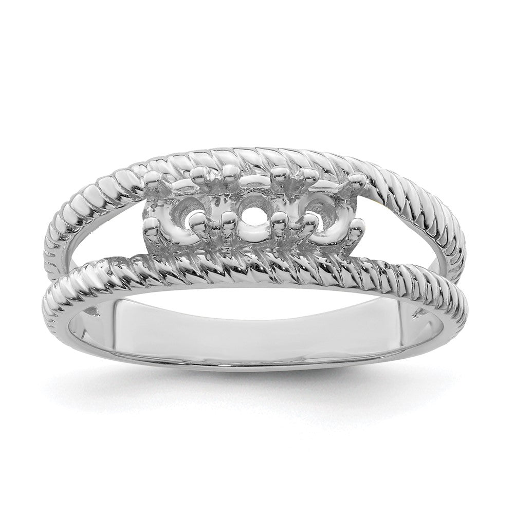 14k White Gold Family Jewelry Ring