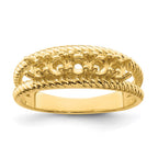 14k Synthetic Family Jewelry Ring