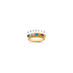 14k Synthetic Family Jewelry Ring