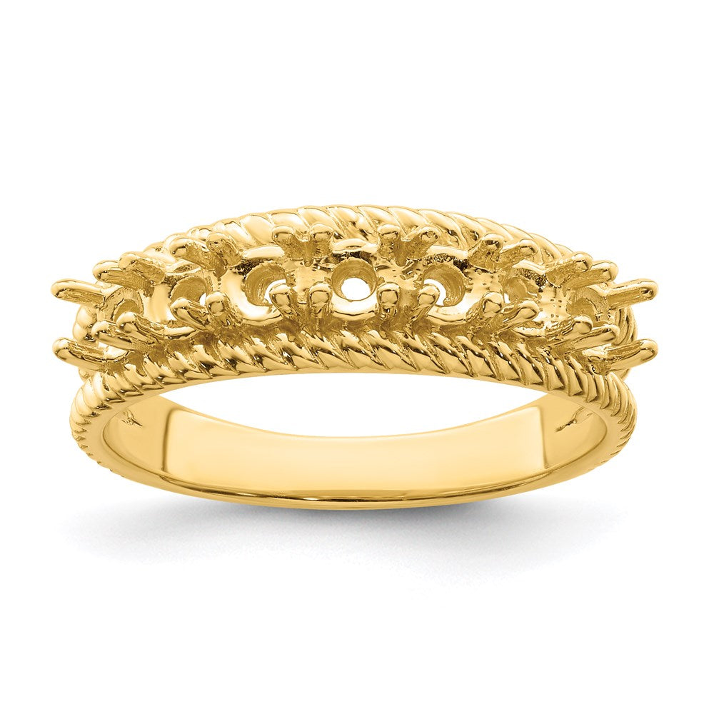 14k Synthetic Family Jewelry Ring