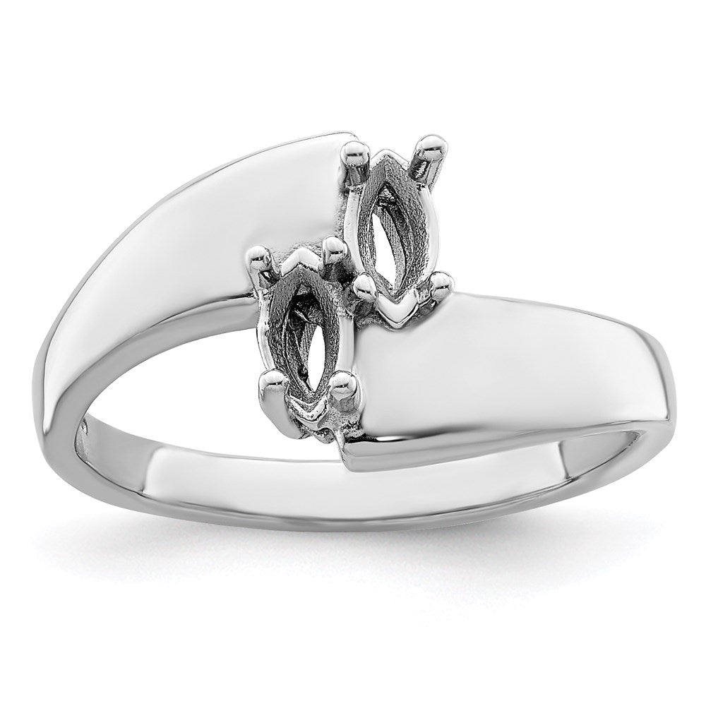 14k White Gold Genuine Family Jewelry Ring