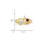 14k Genuine Family Jewelry Ring