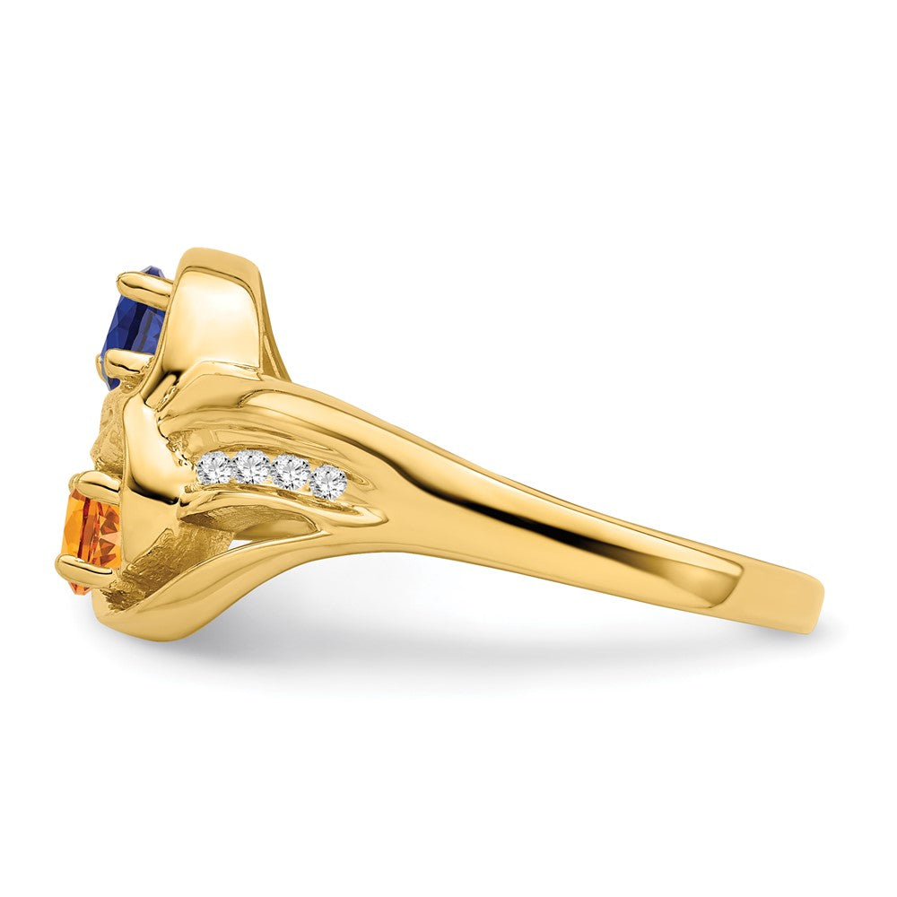 14k Genuine Family Jewelry Ring