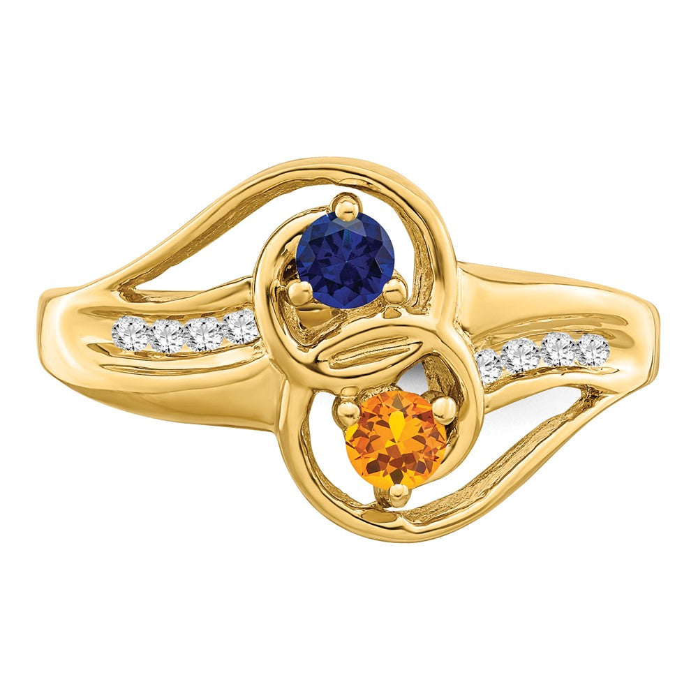14k Genuine Family Jewelry Ring