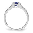 14K White Gold Family Jewelry Diamond Semi-Set Ring