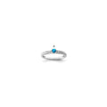 14K White Gold Family Jewelry Diamond Semi-Set Ring
