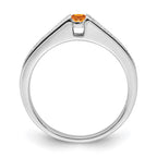 14K White Gold Family Jewelry Diamond Semi-Set Ring