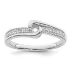 14K White Gold Family Jewelry Synthetic Stone & Diamond Set Ring