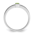 14K White Gold Family Jewelry Diamond Semi-Set Ring